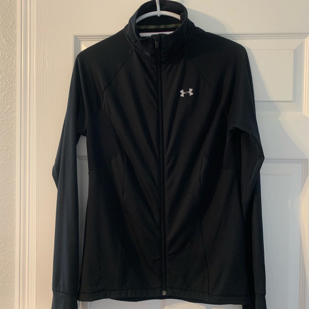 EUC Under Armour UA Run zip up jacket back pleats - Picture 9 of 9